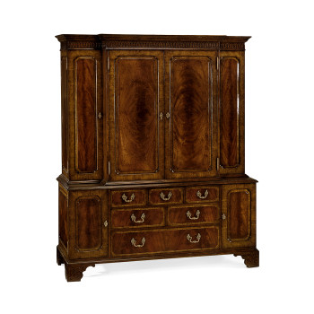 Large Mahogany TV Cabinet