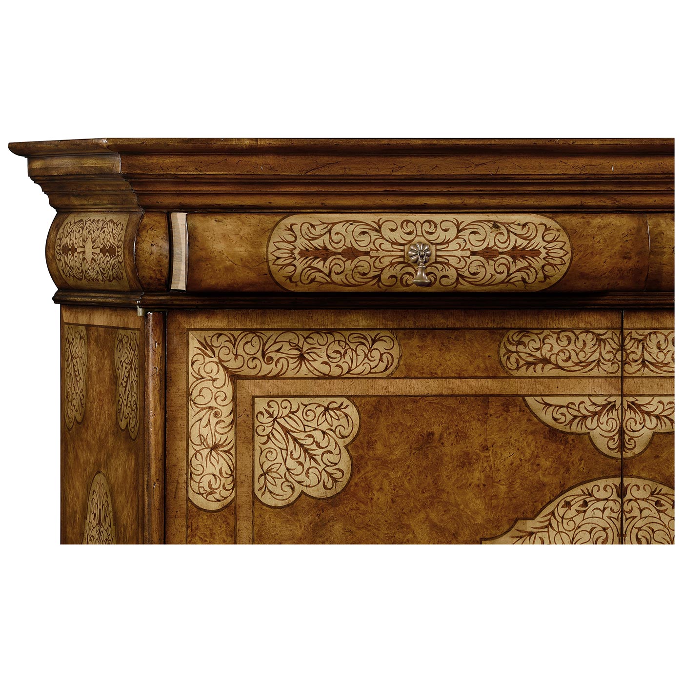 Walnut & Seaweed TV Cabinet