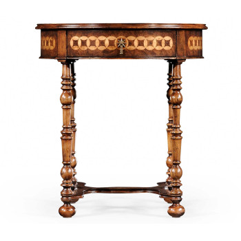 Rope twist round side table