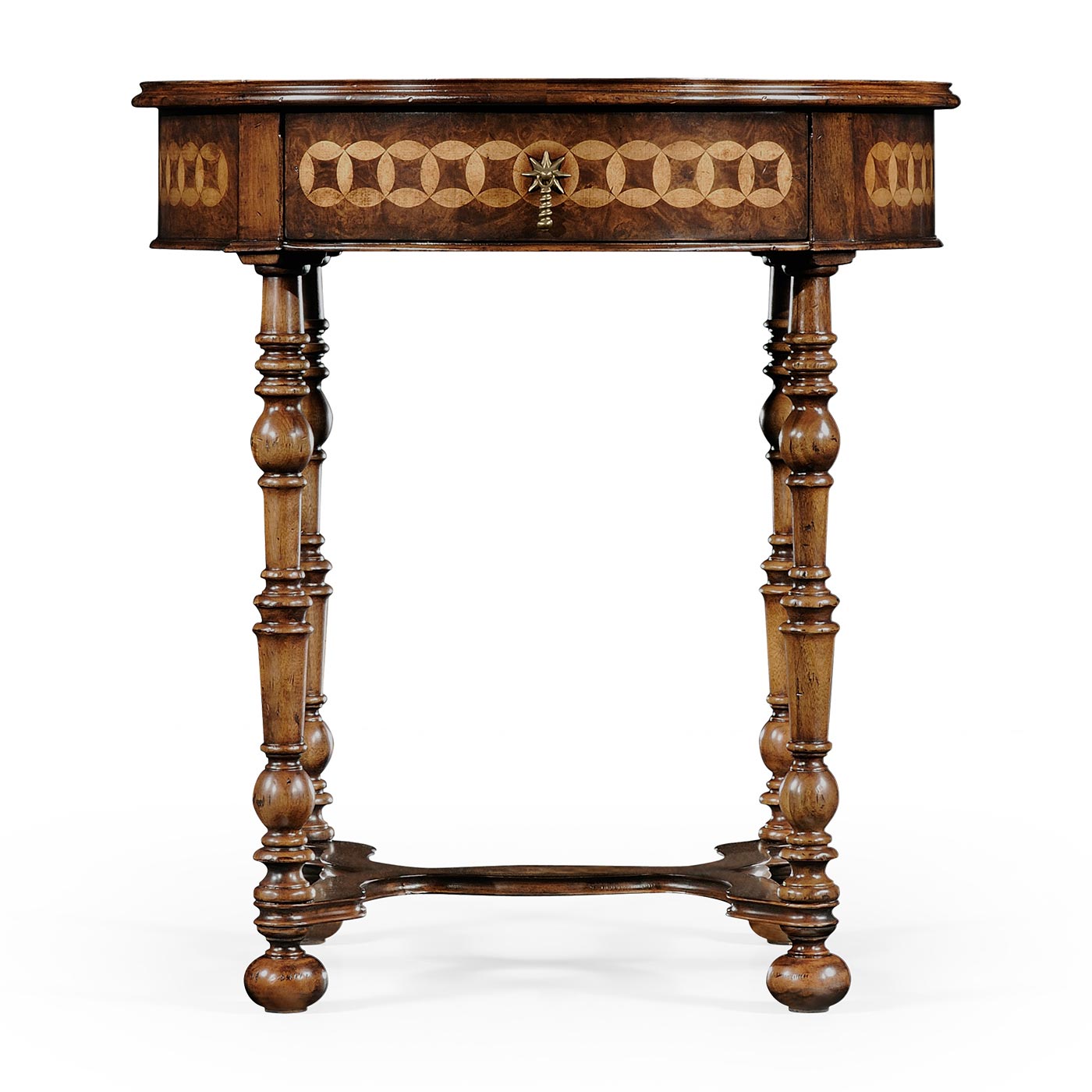 Rope twist round side table