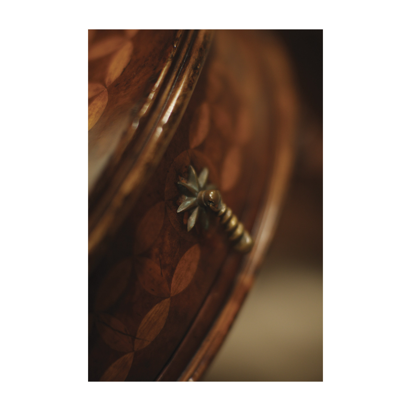 Rope twist round side table