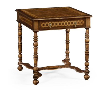 Rope twist square side table (large)