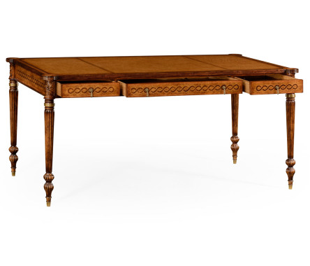 Rope twist writing table