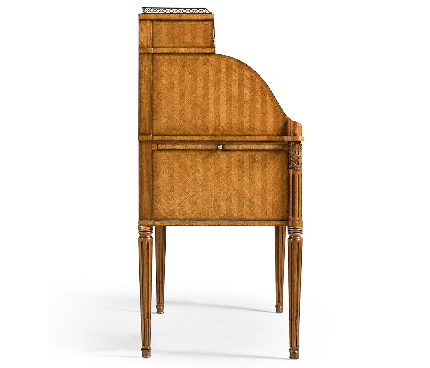 Satinwood Roll Top Desk