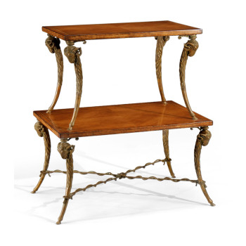 Brass Rams head étagère