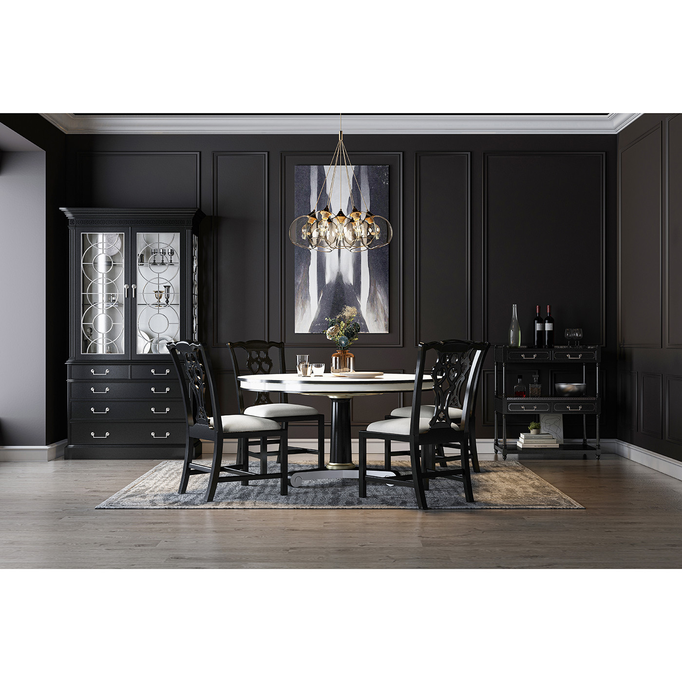 Regency Mahogany Étagère