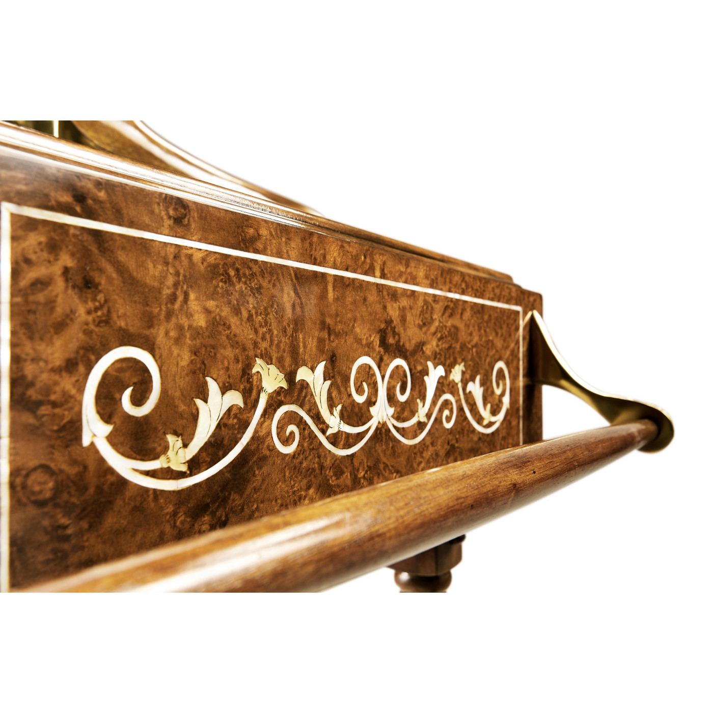 Burl & Mother of Pearl Valet Stand