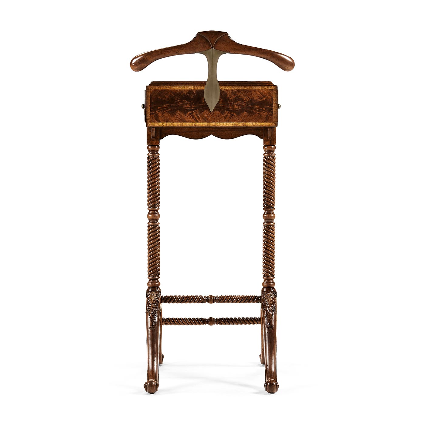 Mahogany Valet Stand with Stud Box