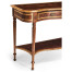 Serpentine Mahogany Console Table