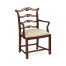 Chippendale Pierced Back Dining Arm Chair