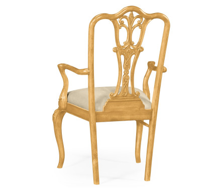 Gilded 18th Century Dining Arm Chair