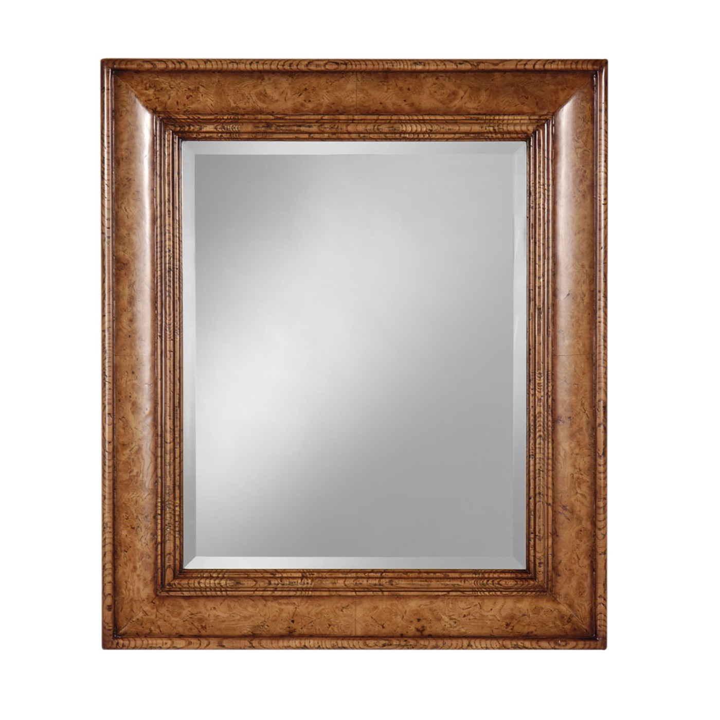 Oak Cushion Frame Mirror (Plain)