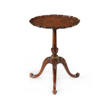 Small Piecrust Lamp Table