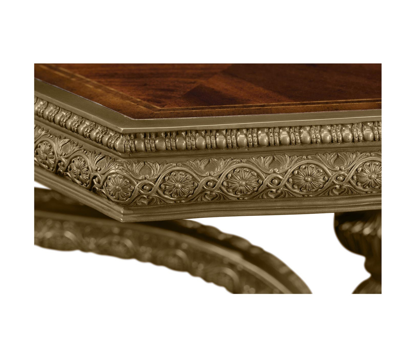 Baroque Brass Centre Table