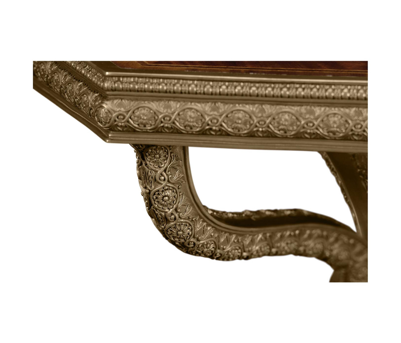 Baroque Brass Centre Table