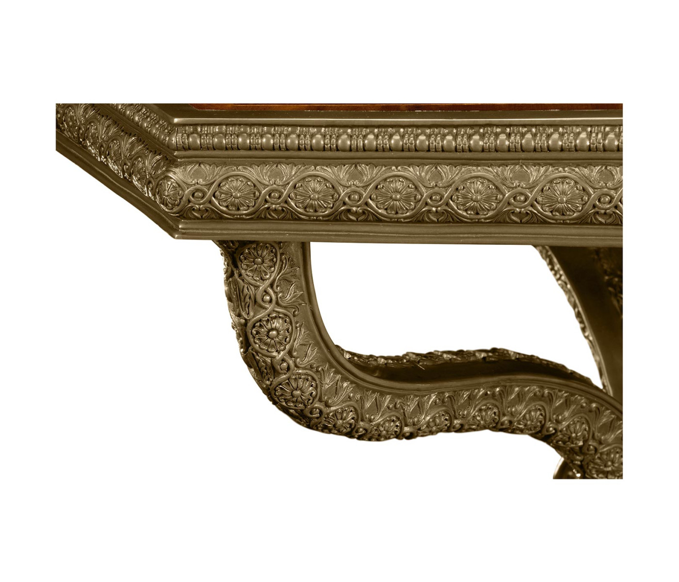 Baroque Brass Centre Table