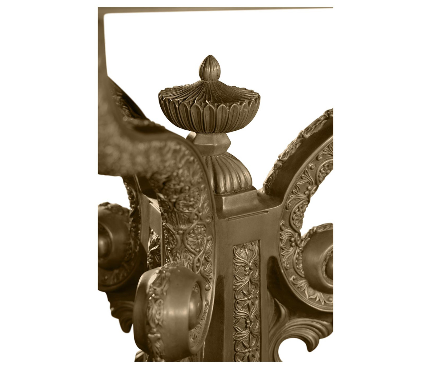 Baroque Brass Centre Table