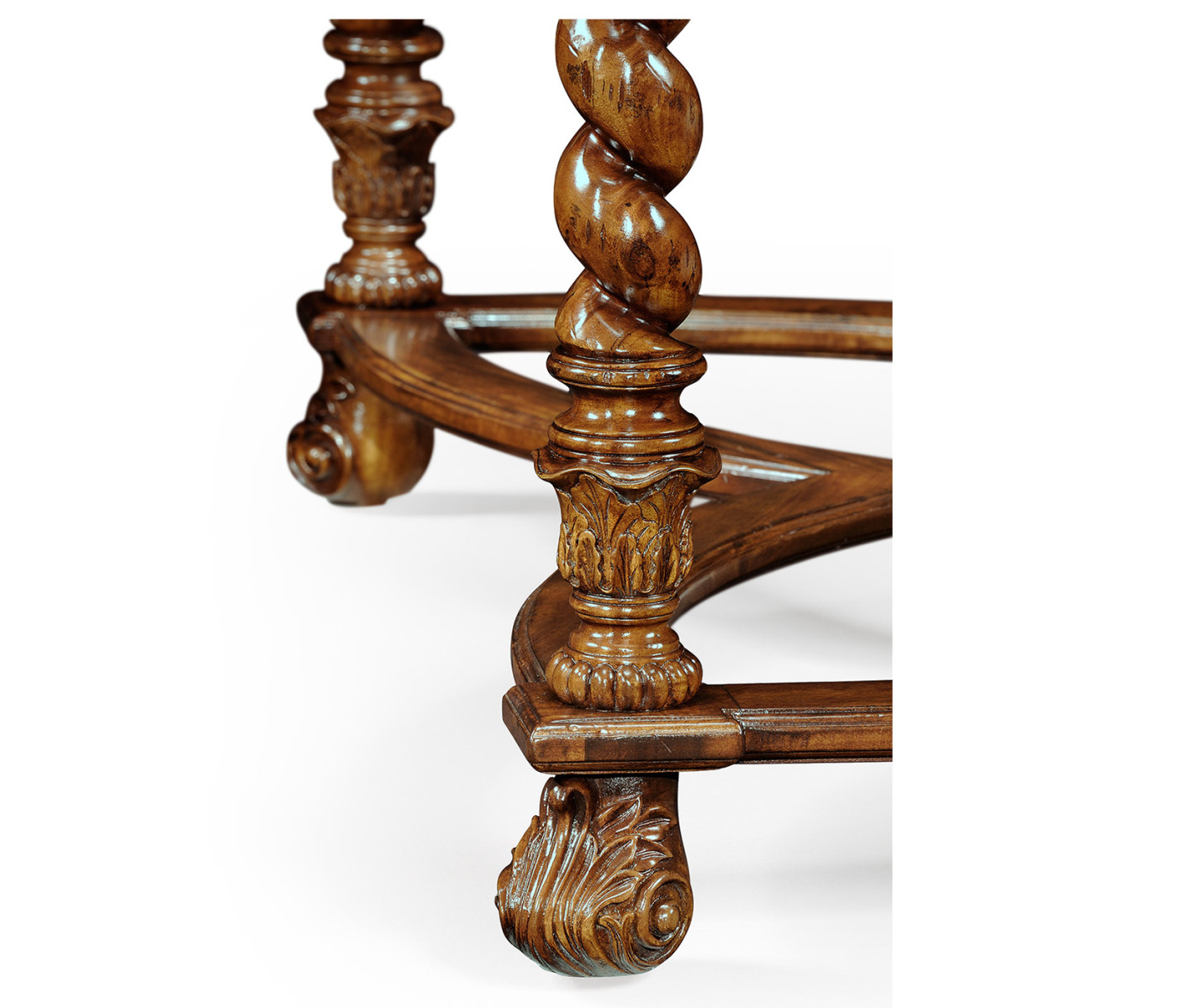 Square oyster coffee table glass top (40