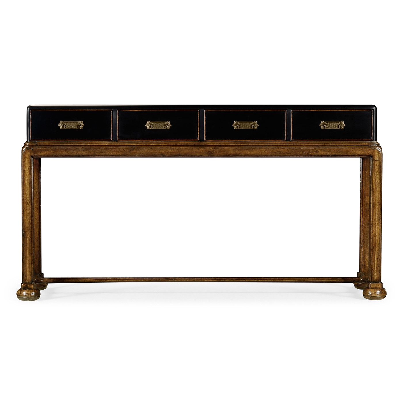 Black painted console (no butterflies)