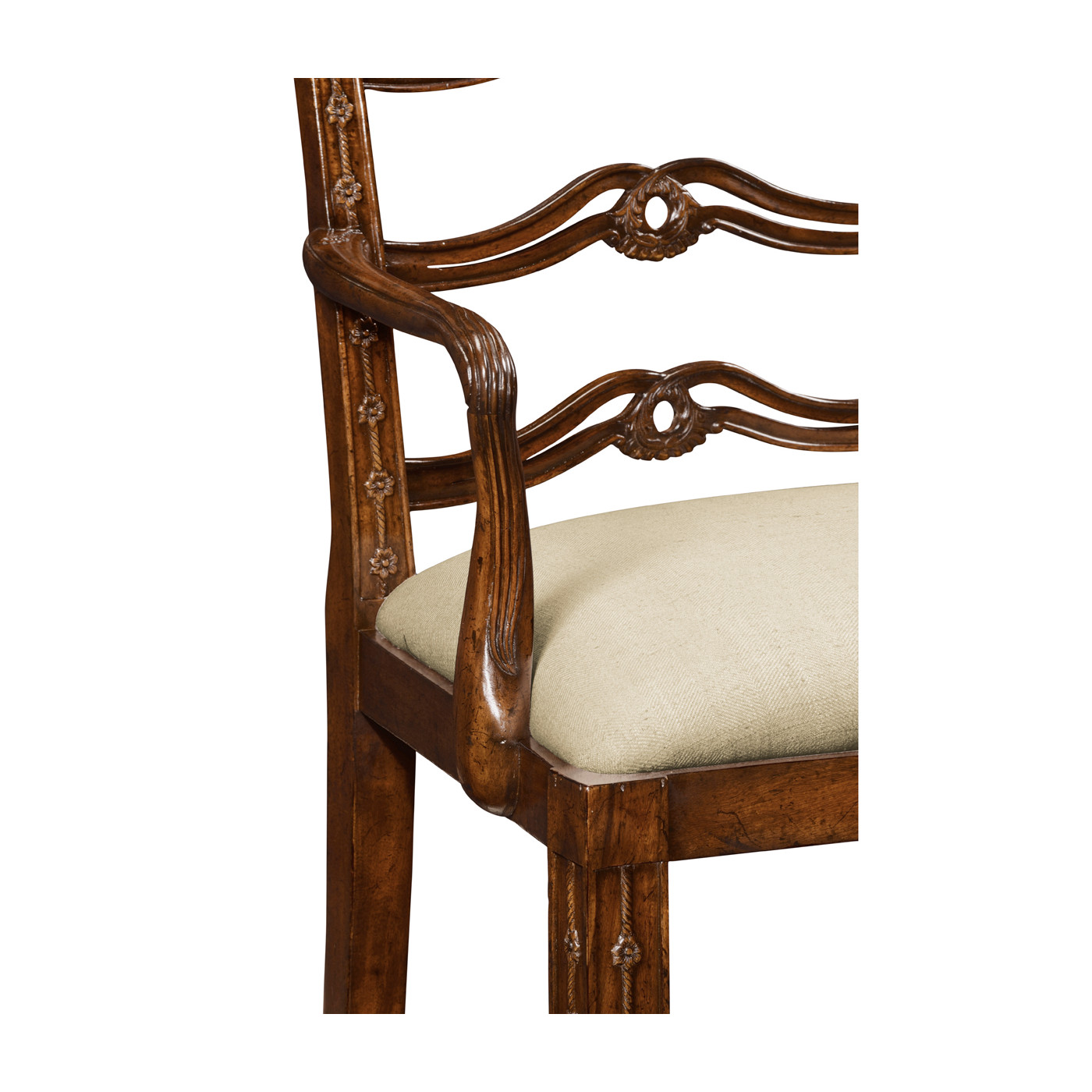 Chippendale Style Double Bench