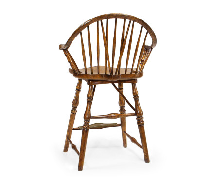 Windsor style barstool