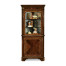 Mahogany Glazed Corner Cabinet