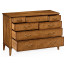 Satinwood large chest of drawers