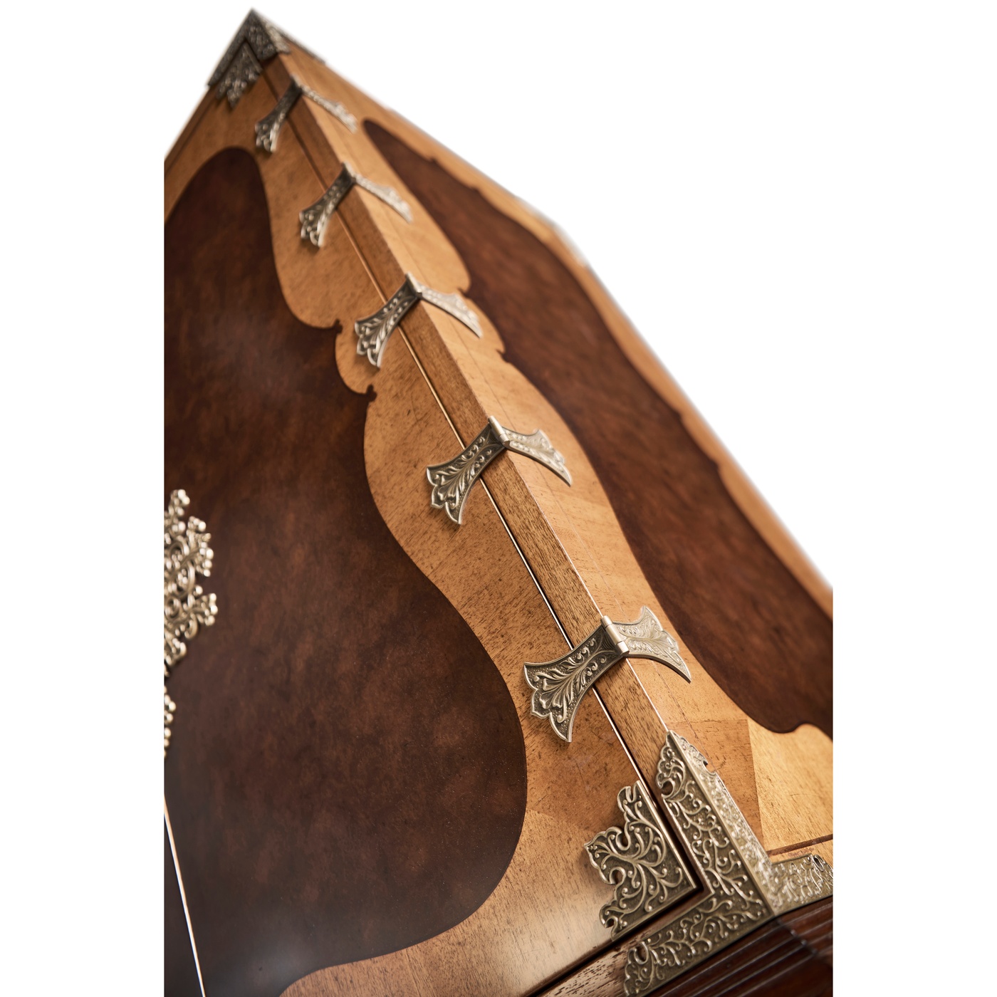 Queen Anne Walnut & Satinwood Drinks Cabinet