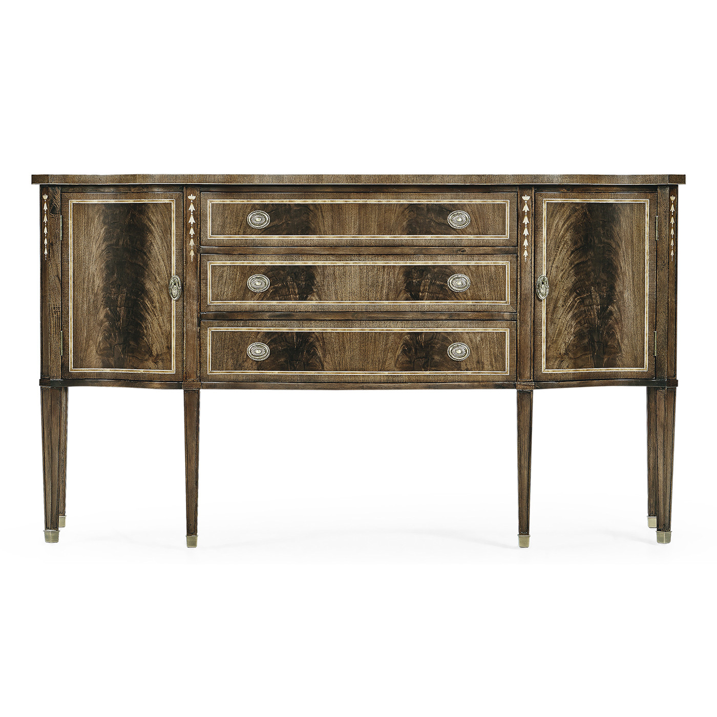 Buckingham Bleached Mahogany Breakfront Sideboard
