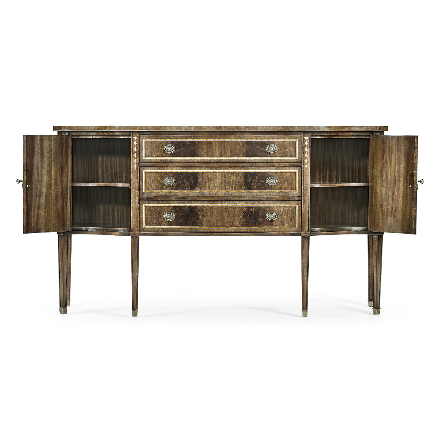 Buckingham Bleached Mahogany Breakfront Sideboard