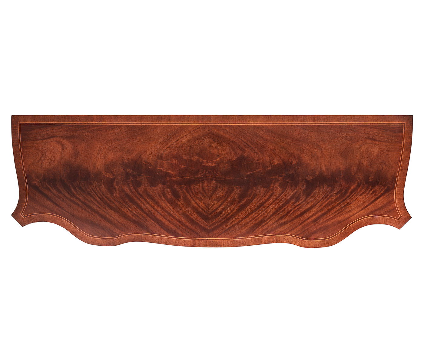 Windsor Crotch Walnut Breakfront Sideboard