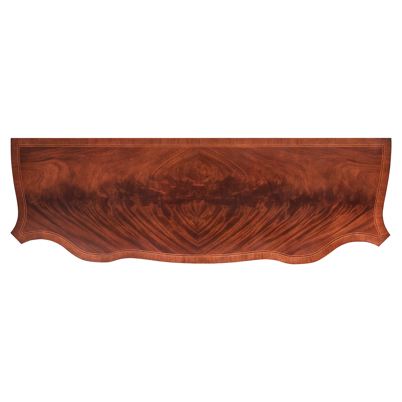 Windsor Crotch Walnut Breakfront Sideboard