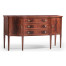 Windsor Crotch Walnut Breakfront Sideboard