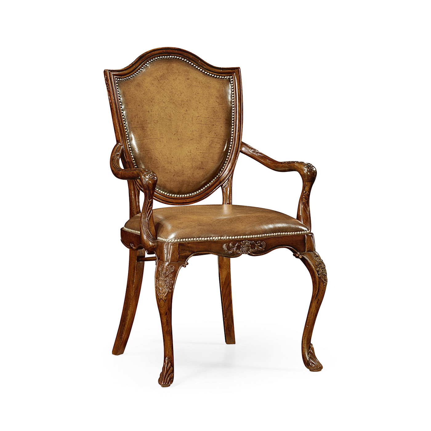 Shield Back Mahogany Arm Chair