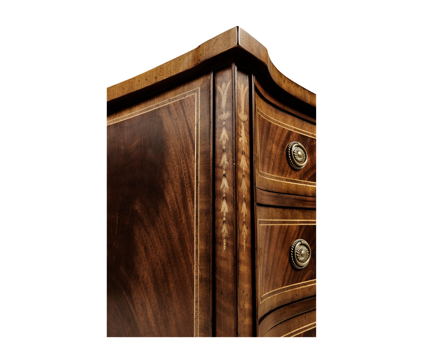 Mahogany Chest of Drawers with Raised Base