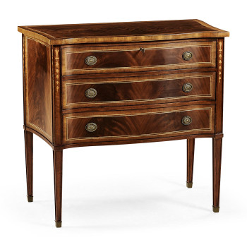 Mahogany Chest of Drawers with Raised Base