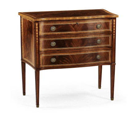 Mahogany Chest of Drawers with Raised Base
