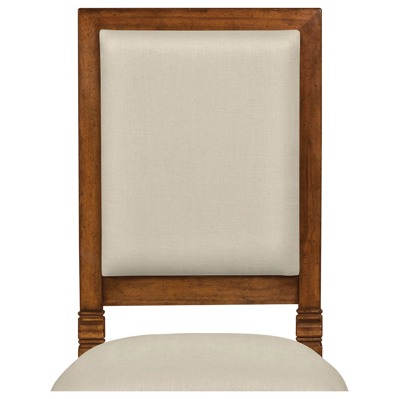 Carolean Style Side Chair with Upholstered Back