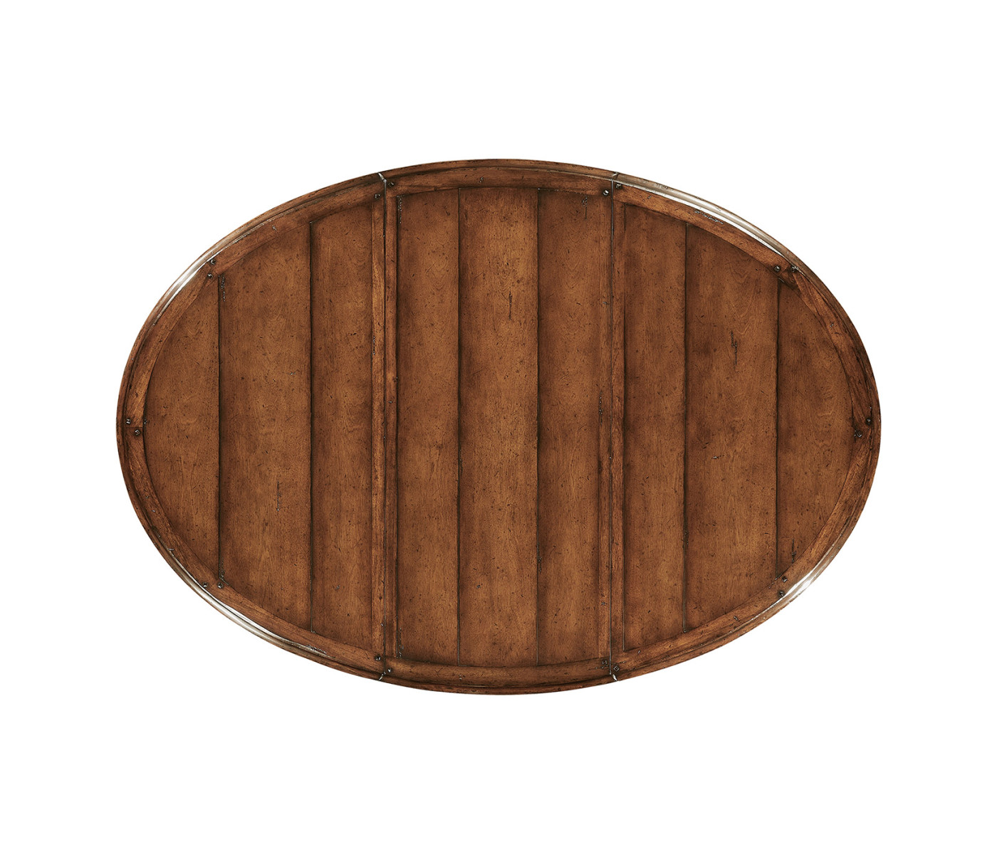 Oval walnut gateleg table (Small)