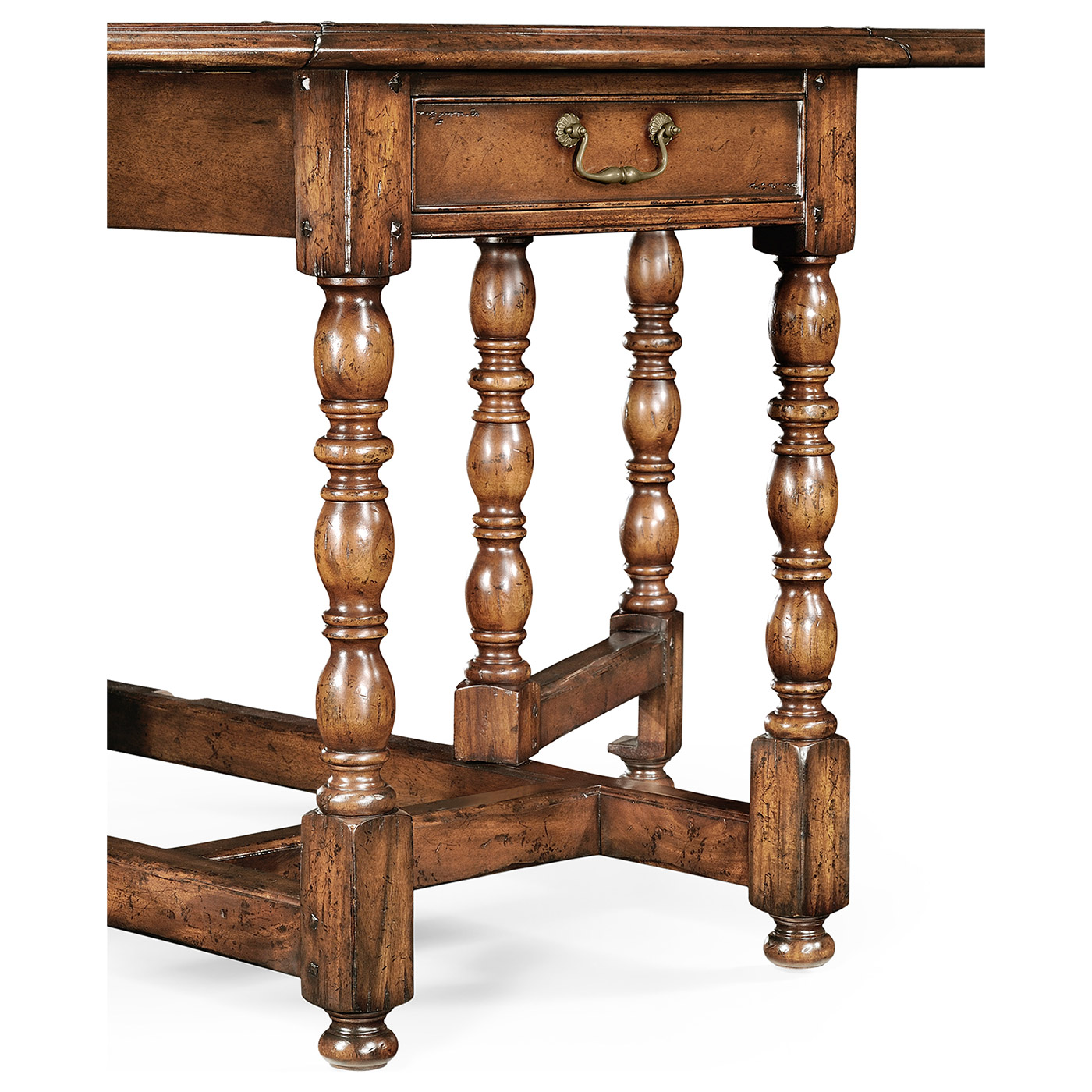 Oval Walnut Gateleg Table (Small) 25