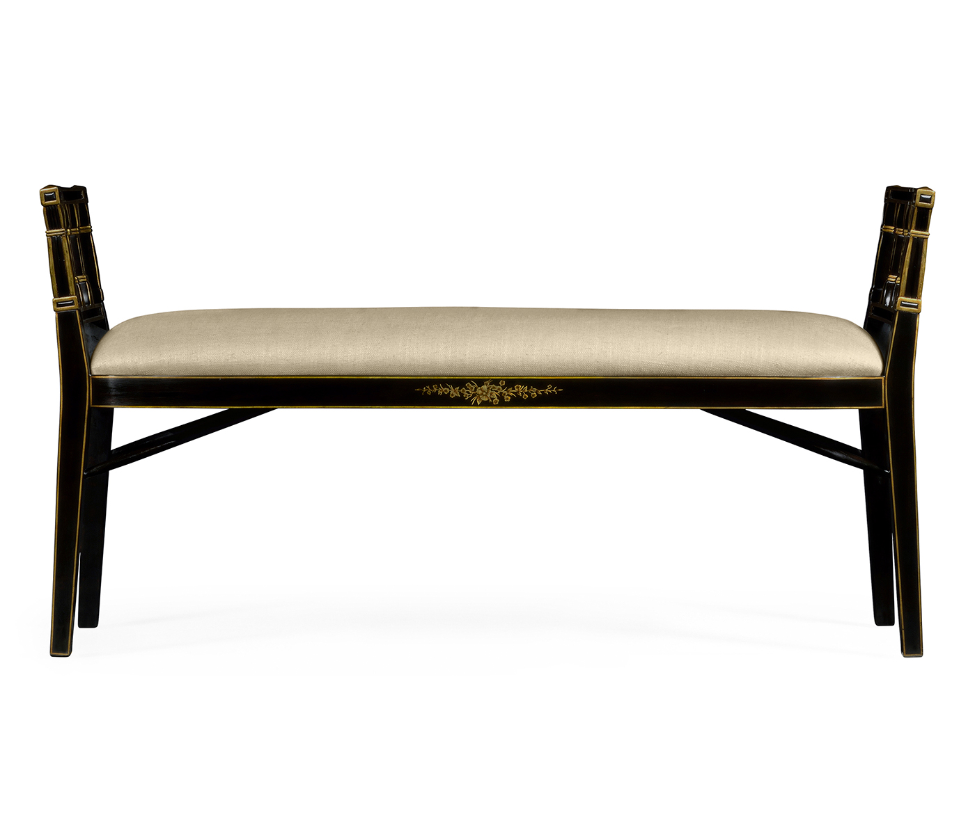 Back & Gilt window seat