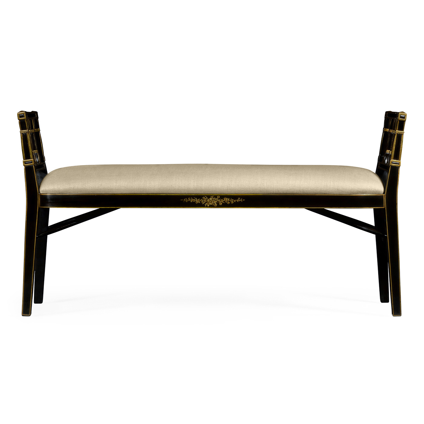 Back & Gilt window seat