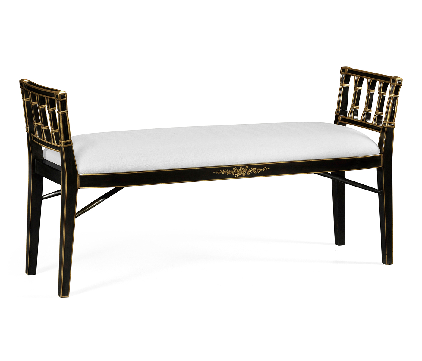 Back & Gilt window seat