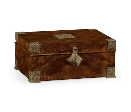 Lockable Mahogany Deeds Style Box