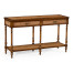 Narrow caned console