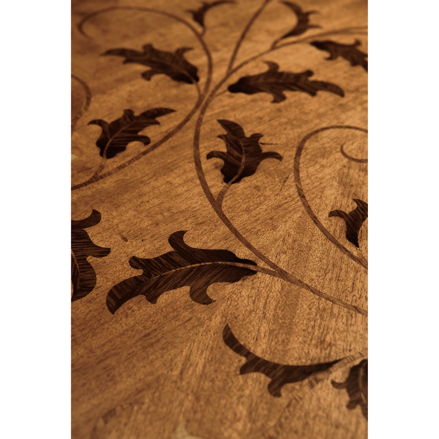 Small marquetry side table