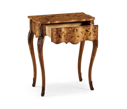 Small marquetry side table