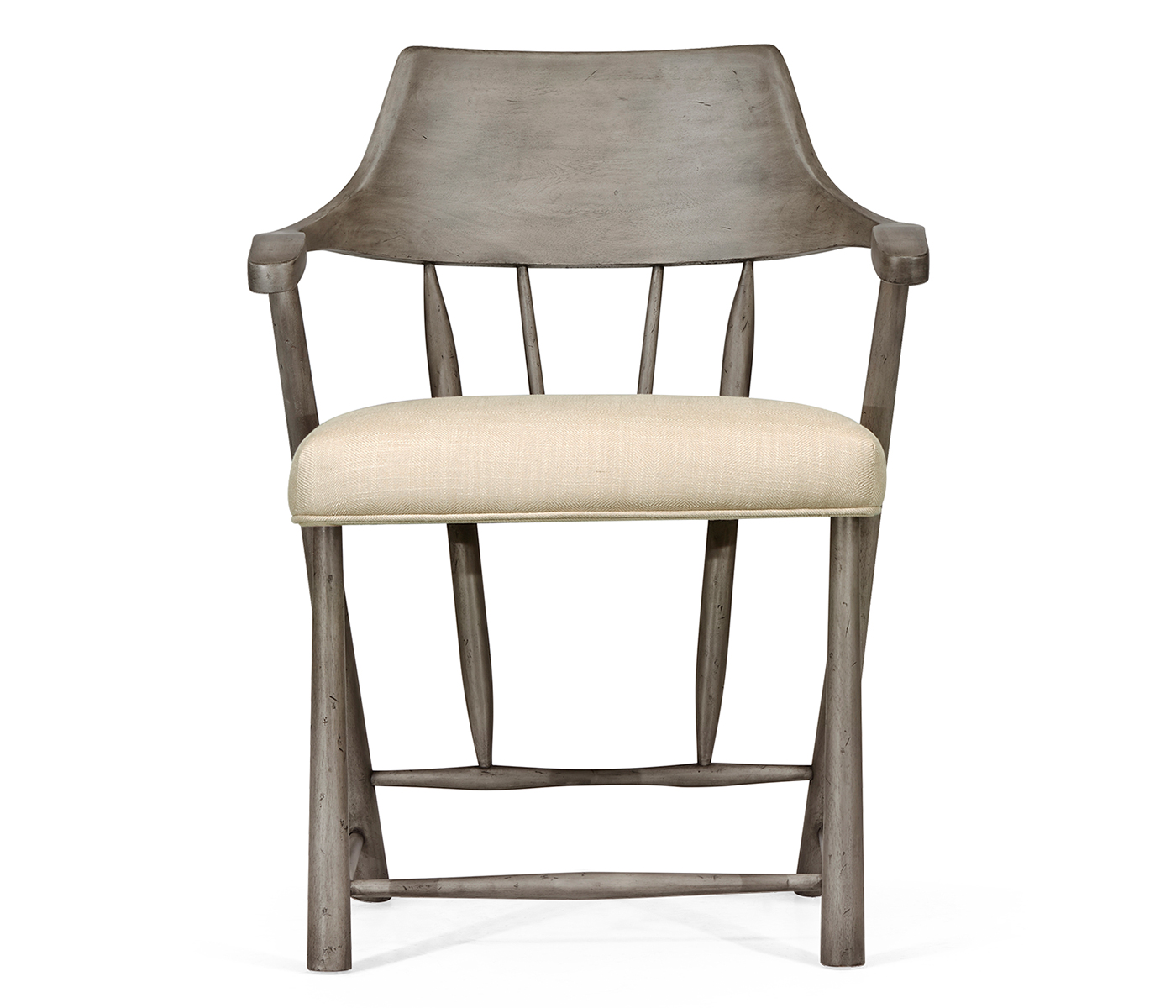 Casual Dark Grey Captains Chair