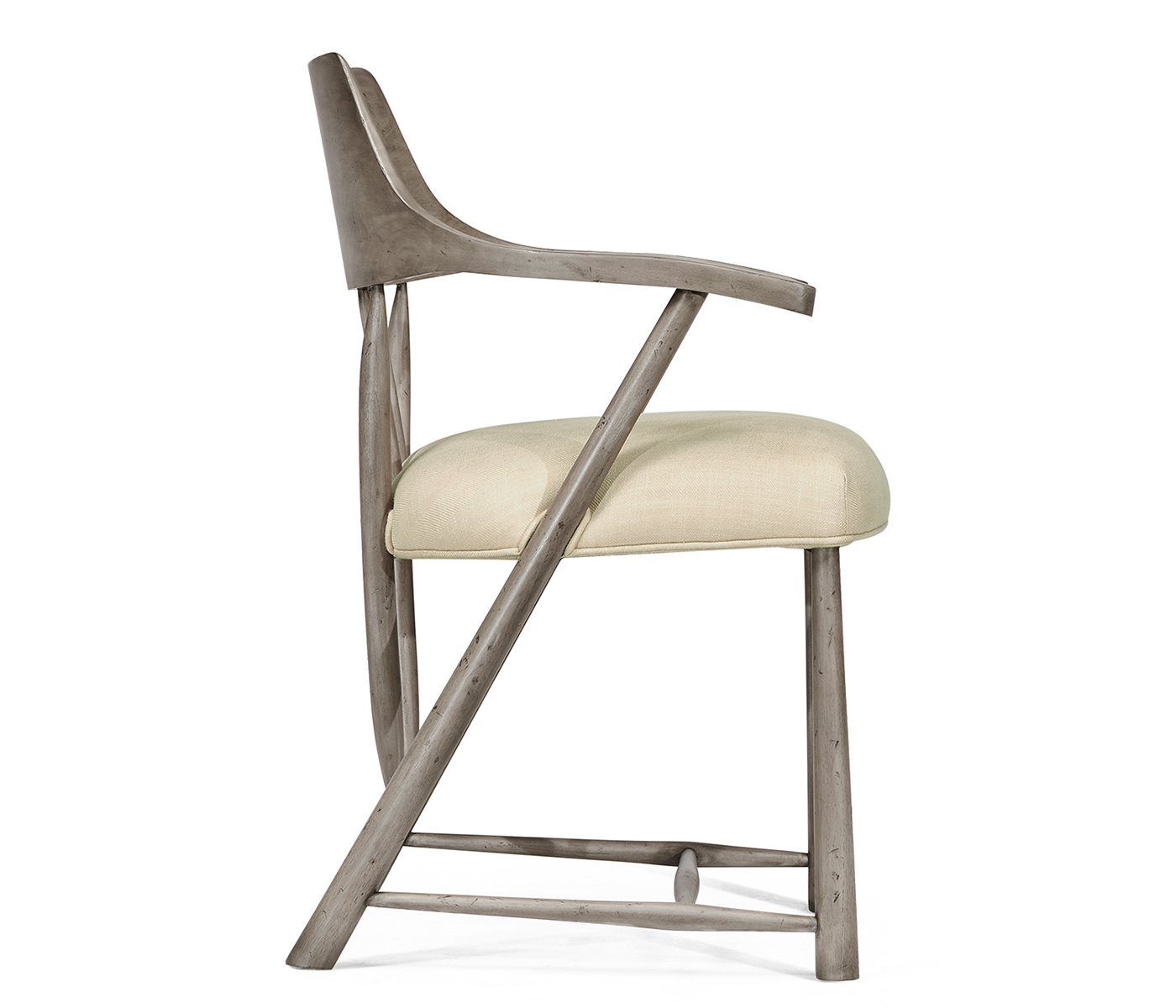 Casual Dark Grey Captains Chair