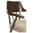 Casual Dark Driftwood Captains Chair